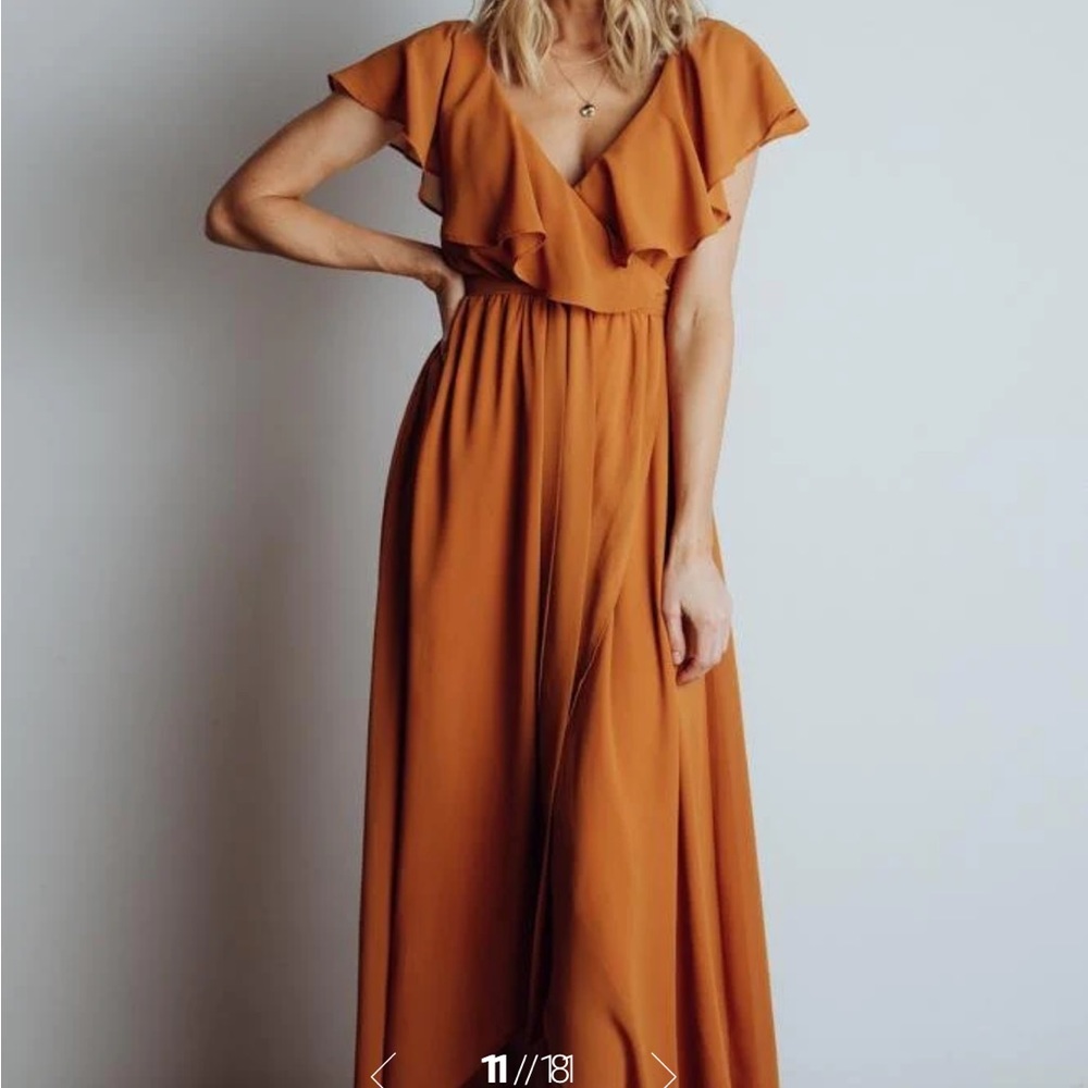 Katya ruffle maxi dress XXL - read details!
